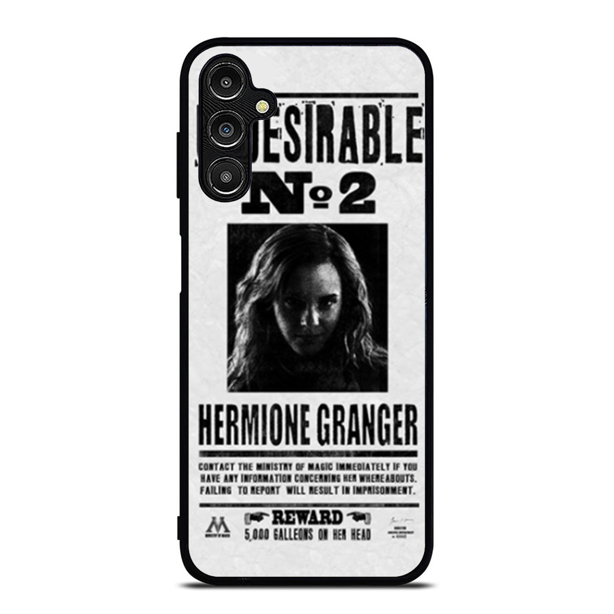 Hermione Granger Wanted Poster Undesirable Samsung A16 Case