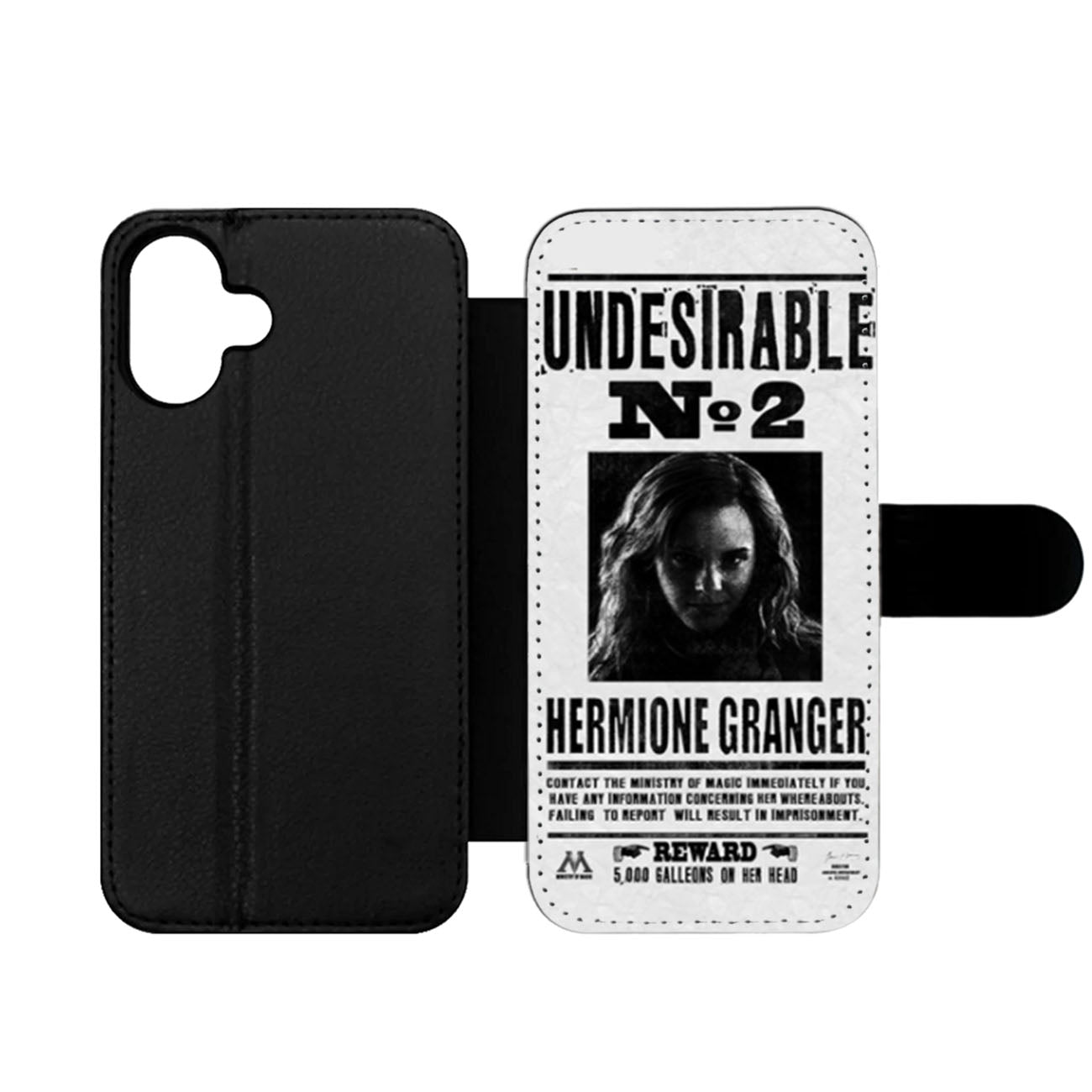 Hermione Granger Wanted Poster Undesirable Wallet iPhone Case