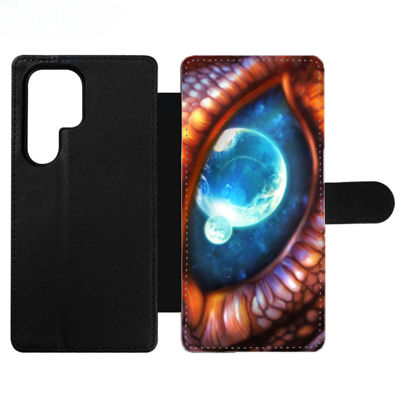 High Fantasy Dragons Eye Wallet Samsung Case