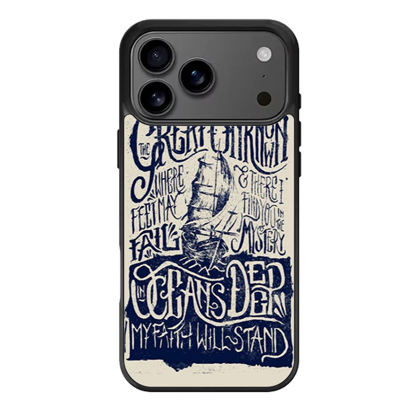 Hillsong United Oceans Lyric iPhone 17 Pro Max Case