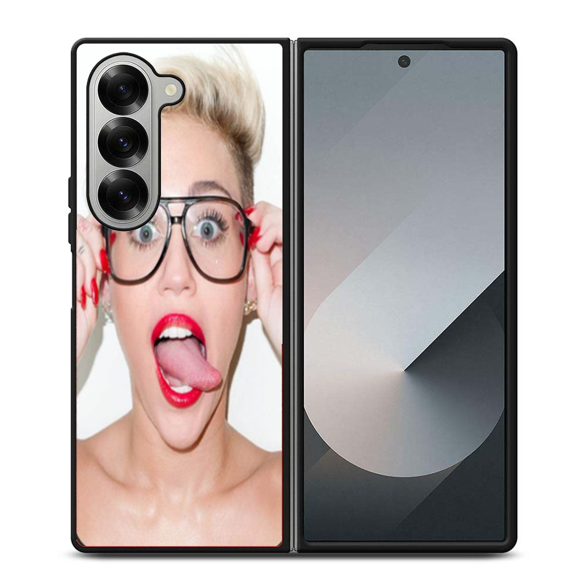 Hipster Miley Cyrus Samsung Z Fold 6 Case