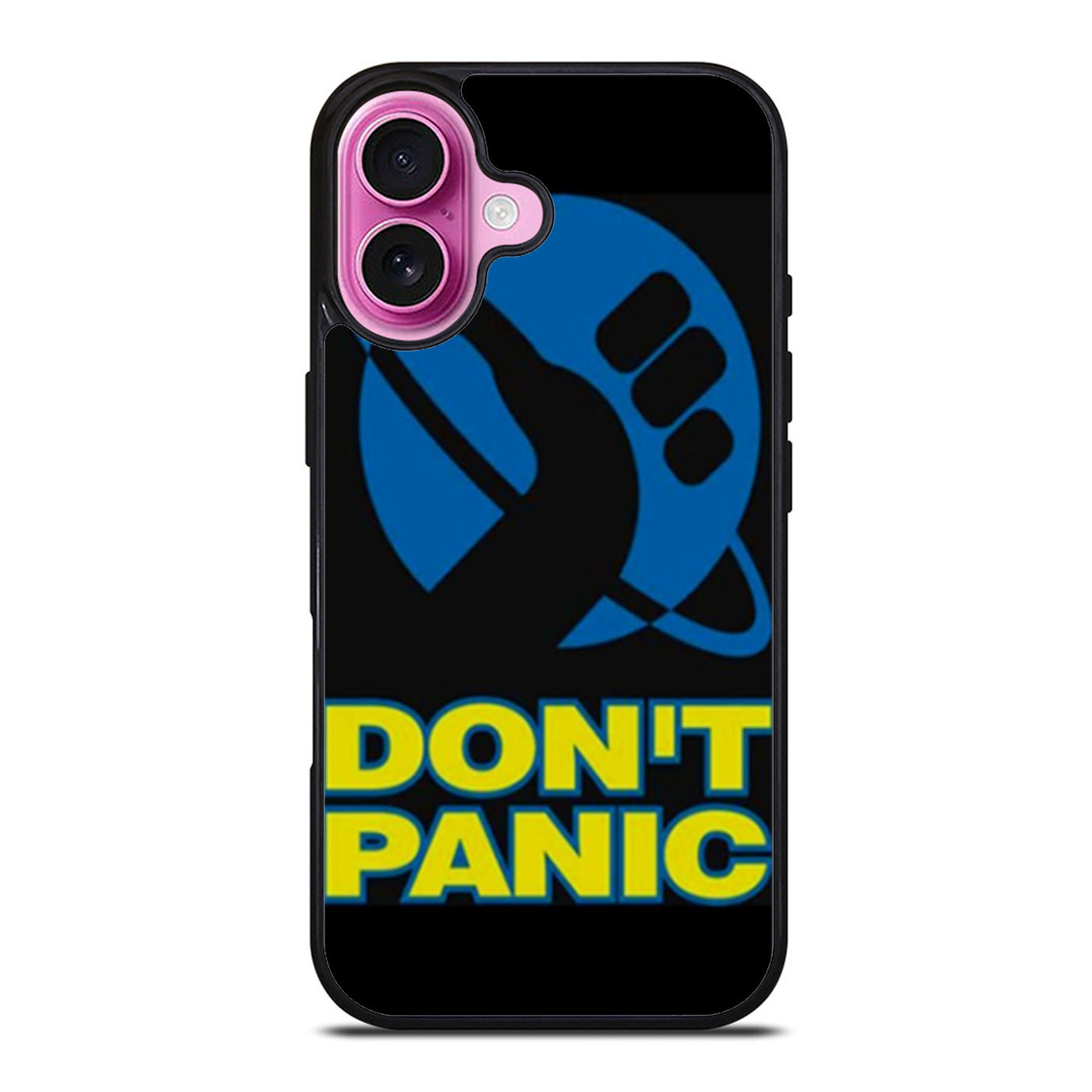 Hitchhikers Guide To The Galaxy Dont Panic iPhone Case Cover