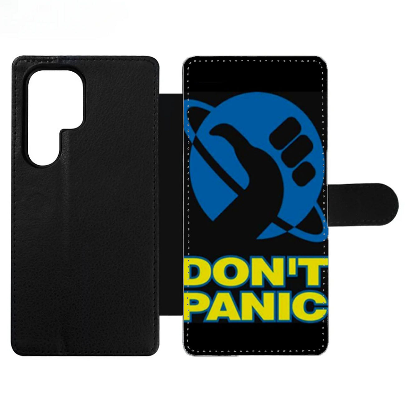 Hitchhikers Guide To The Galaxy Dont Panic Wallet Samsung Case