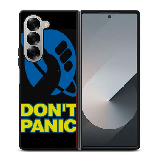 Hitchhikers Guide To The Galaxy Dont Panic Samsung Z Fold 6 Case