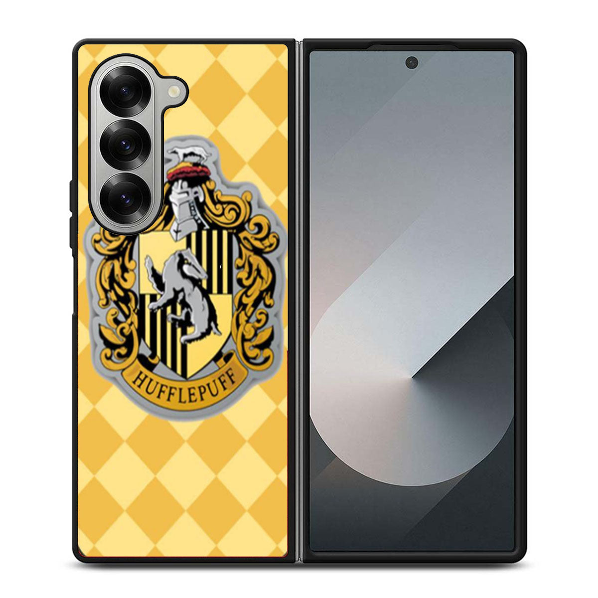 Hogwarts School Hufflepuff Samsung Z Fold 6 Case