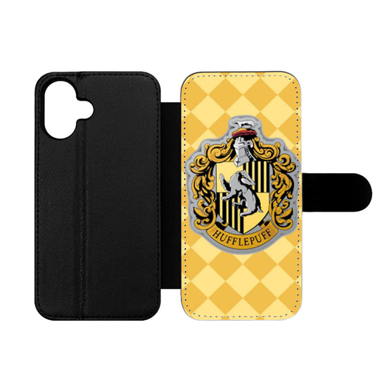 Hogwarts School Hufflepuff Wallet iPhone Case