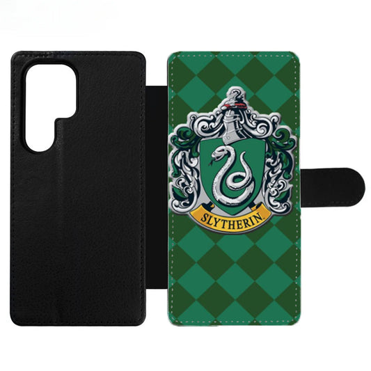 Hogwarts School Slytherin Wallet Samsung Case