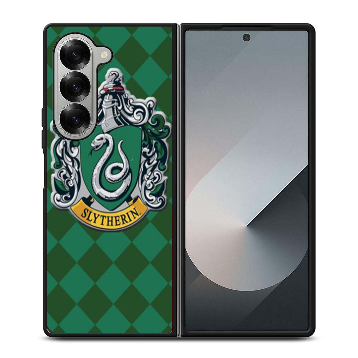 Hogwarts School Slytherin Samsung Z Fold 6 Case