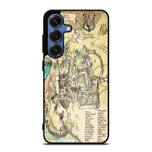 Hogwarts The Illustrated Map Samsung S25 Ultra Case