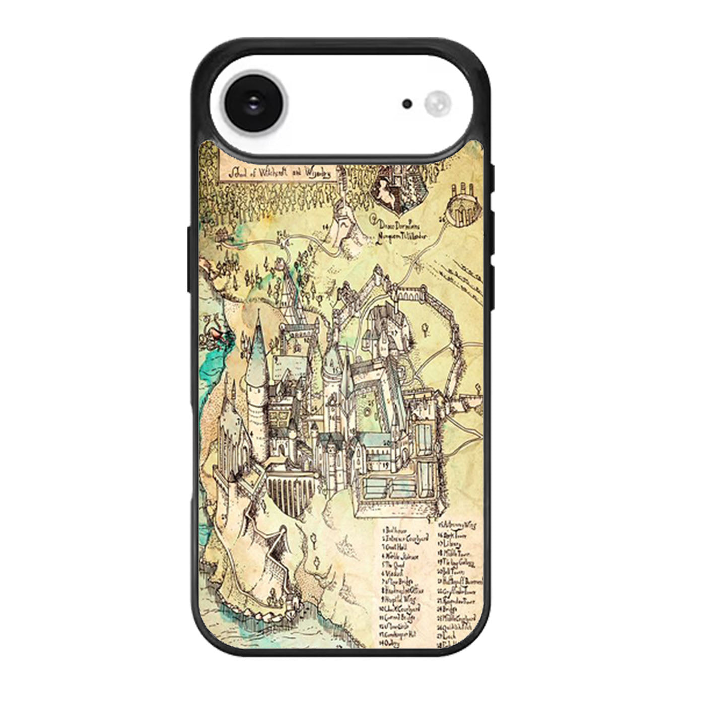 Hogwarts The Illustrated Map iPhone Air Case