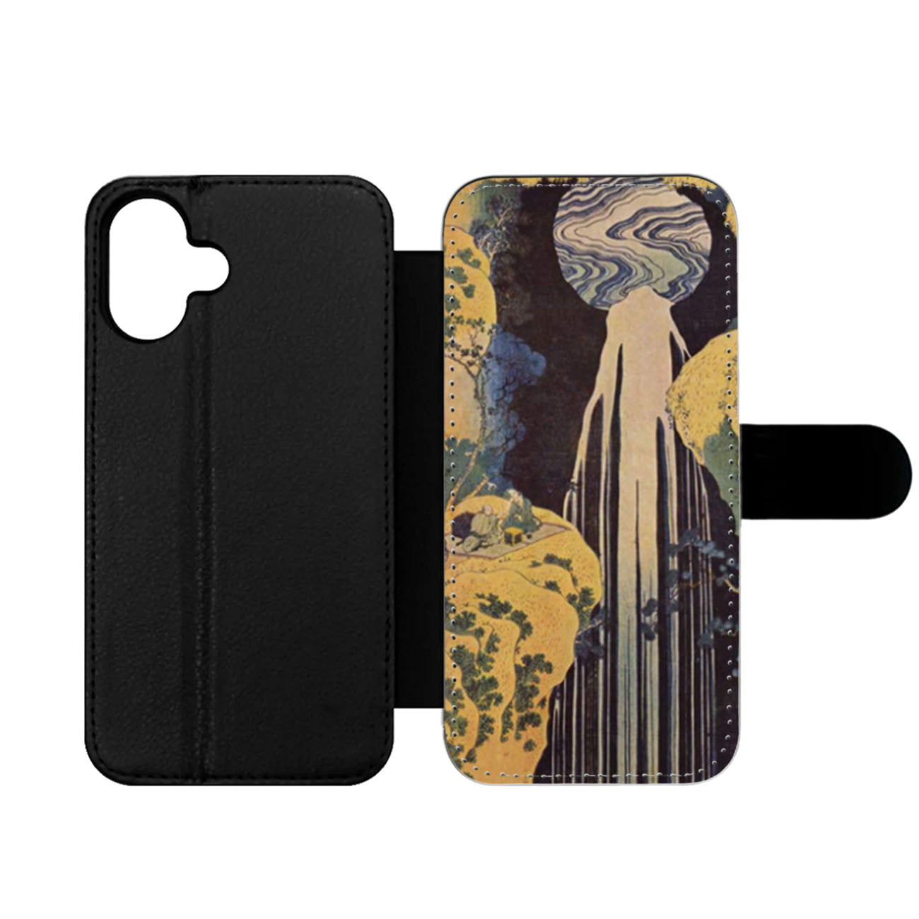 Hokusai The Waterfall Wallet iPhone Case