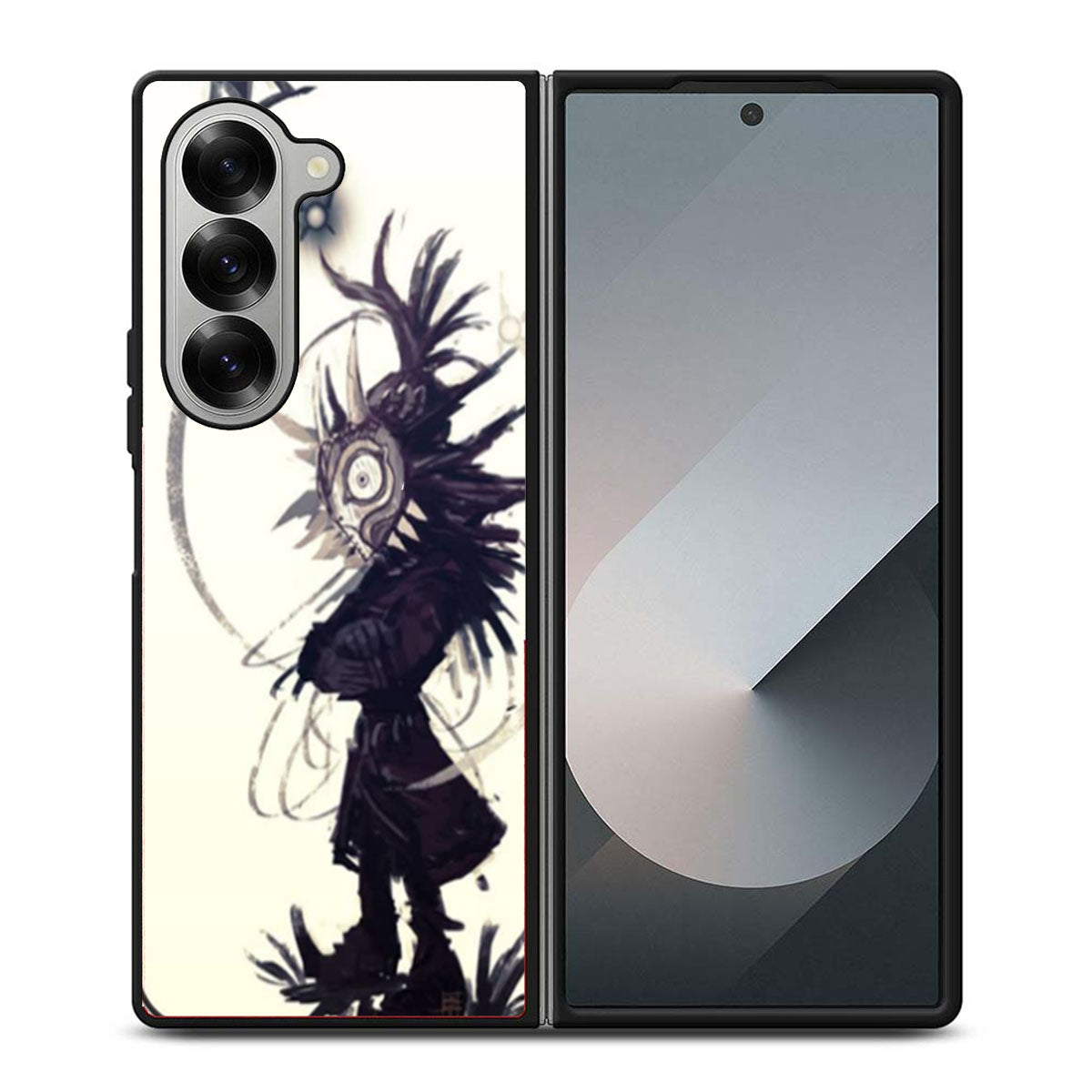 Horror Skull Kid Zelda Majoras Mask Samsung Z Fold 6 Case