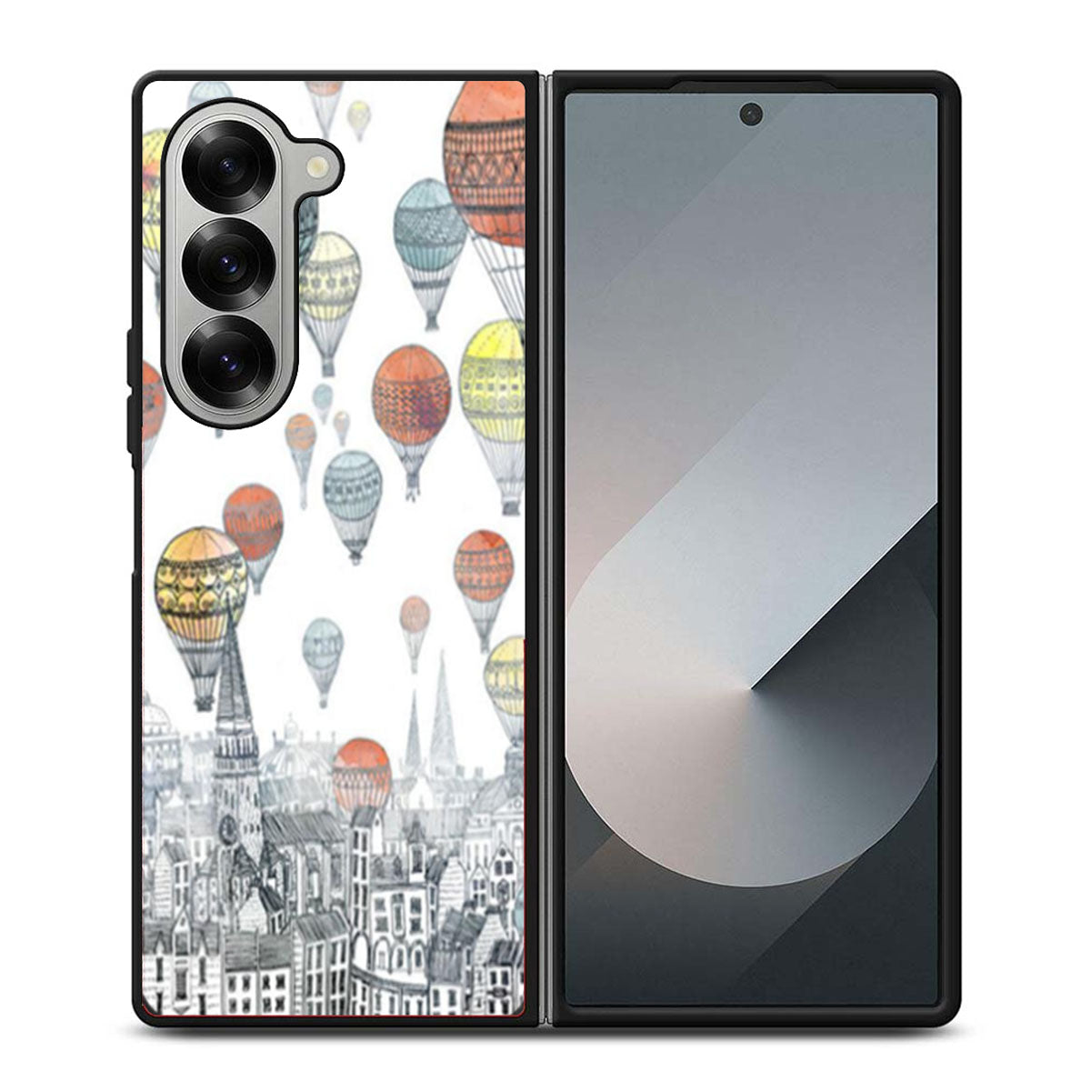 Hot Air Balloons City Samsung Z Fold 6 Case