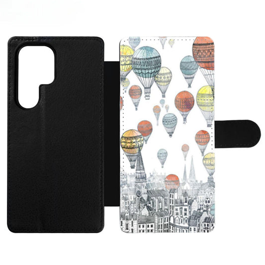 Hot Air Balloons City Wallet Samsung Case
