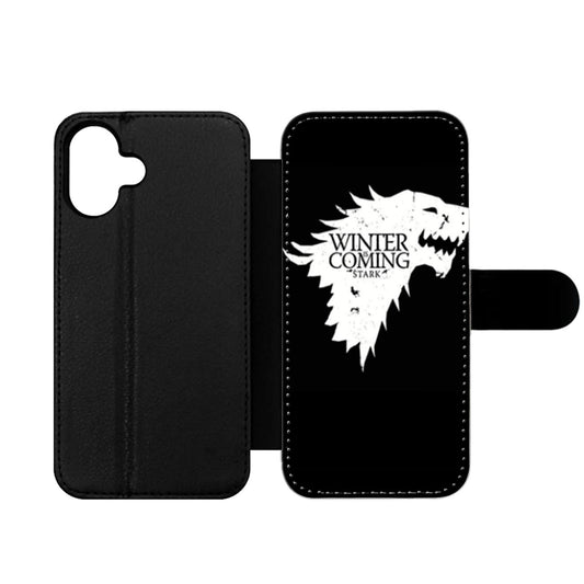 House Stark Winter Is Coming Game of Thrones Wallet iPhone Case