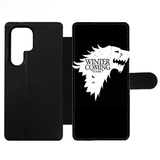House Stark Winter Is Coming Game of Thrones Wallet Samsung Case