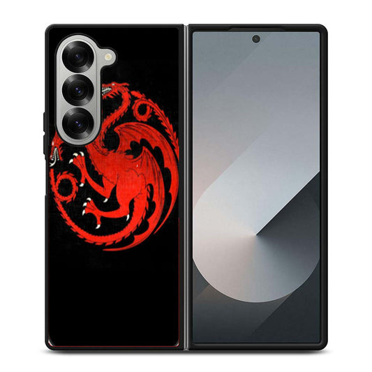 House Targaryen Fire Blood Dragons Game of Thrones Samsung Z Fold 6 Case
