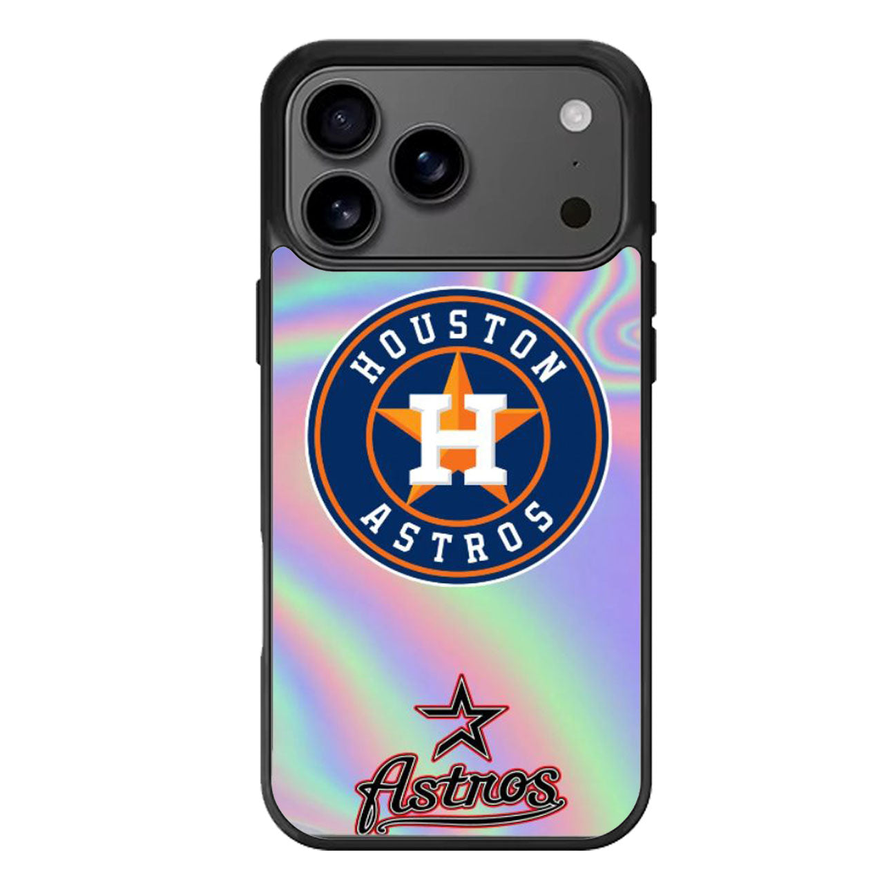 Houston Astros Holographic iPhone 17 Pro Max Case