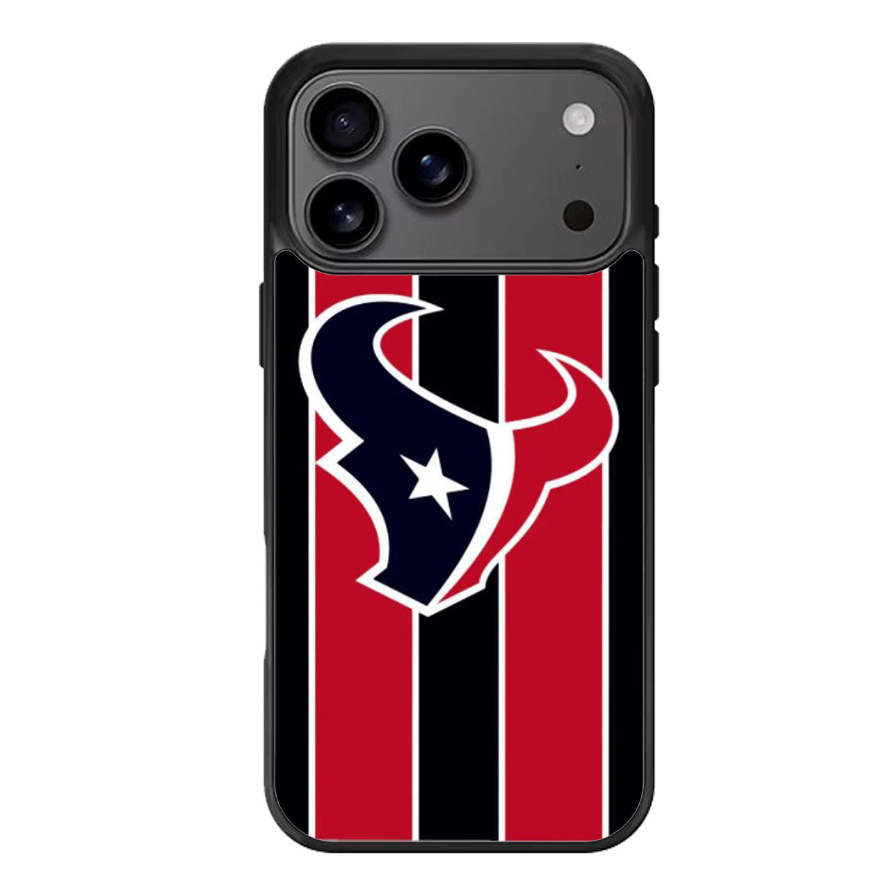 Houston Texans Striped iPhone 17 Pro Max Case