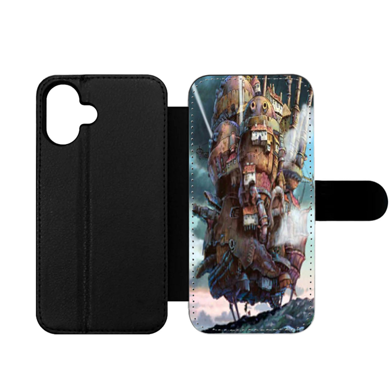 Howls Moving Castle Two Wallet iPhone Case