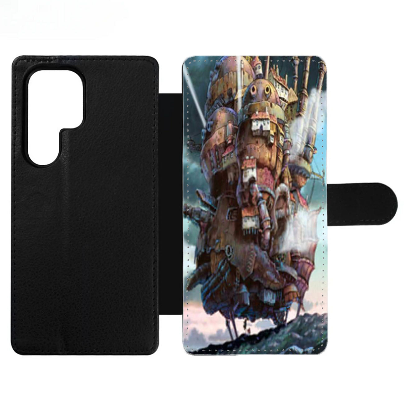Howls Moving Castle Two Wallet Samsung Case