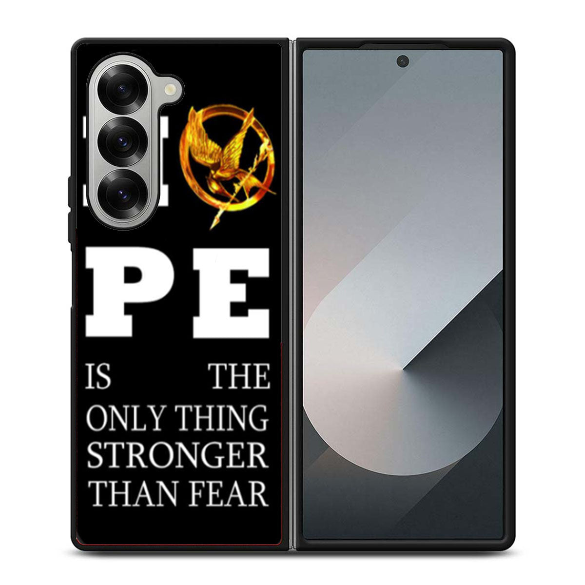 Hunger Games Hope Quotes Samsung Z Fold 6 Case