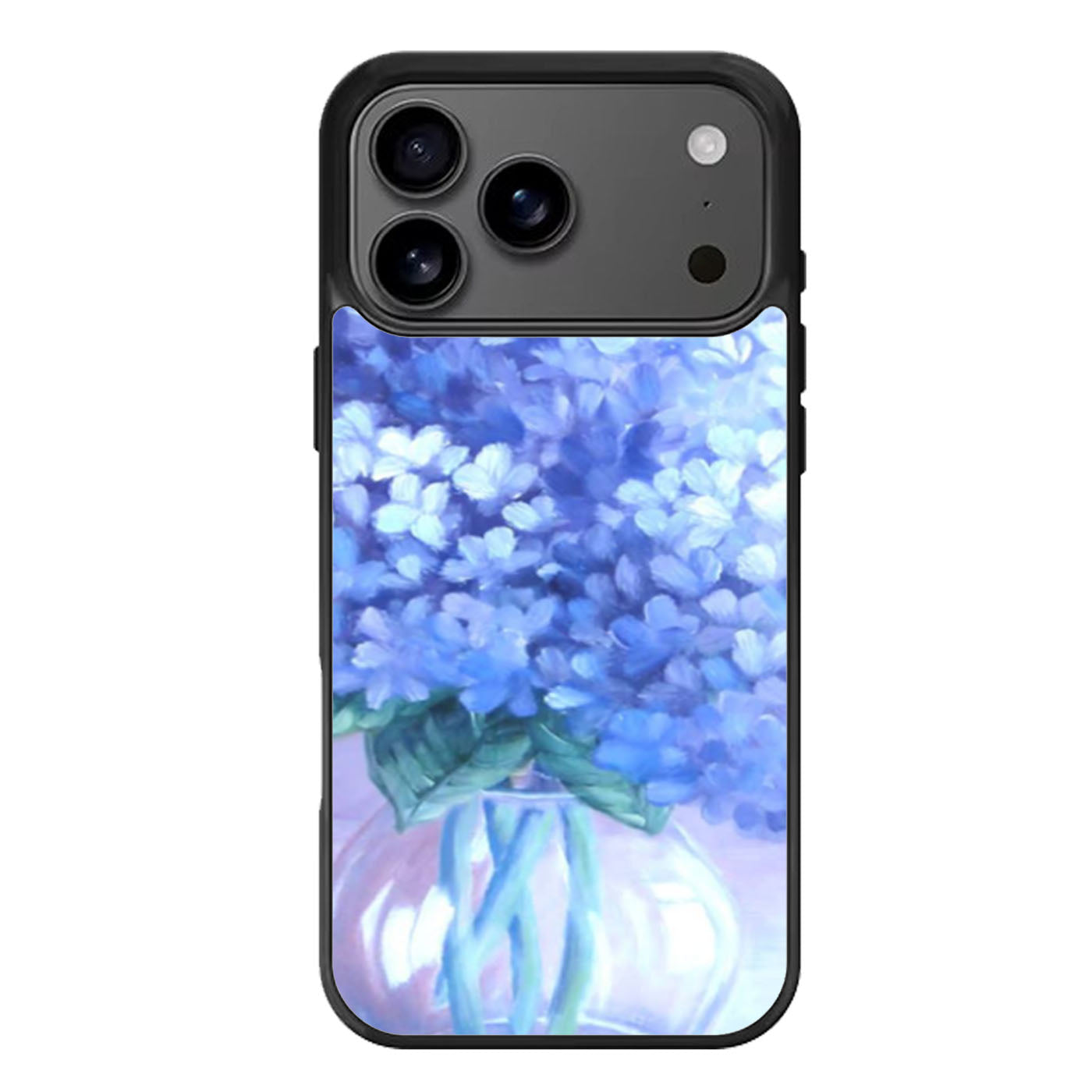 Hydrangea Painting iPhone 17 Pro Max Case