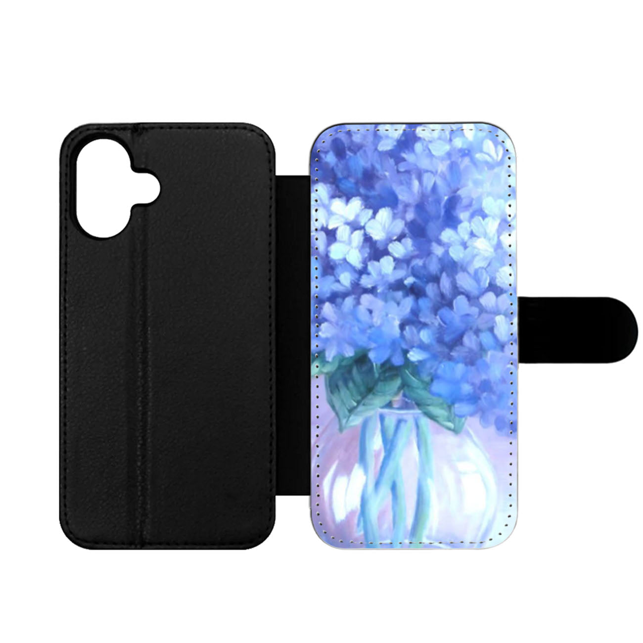Hydrangea Painting Wallet iPhone Case