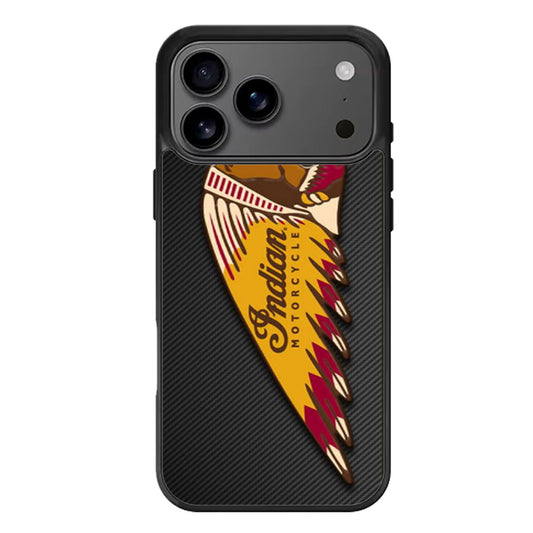 INDIAN MOTOR CYCLE CARBON LOGO iPhone 17 Pro Max Case
