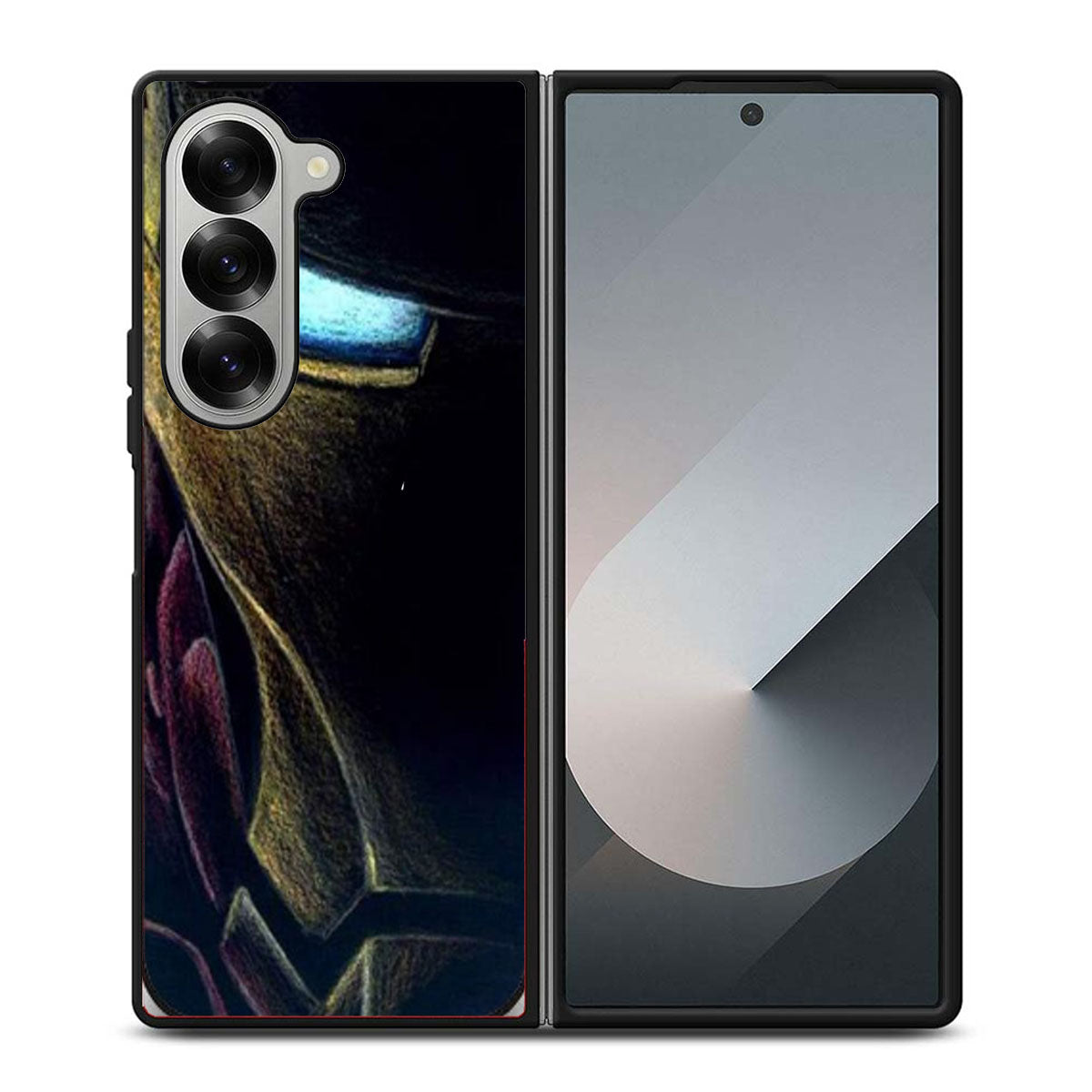 IRONE MAN AVENGERS FACE ART Samsung Z Fold 6 Case