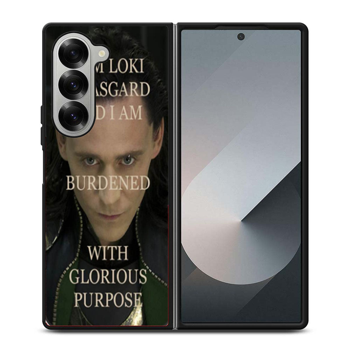 I Am Loki of Asgard Two Samsung Z Fold 6 Case