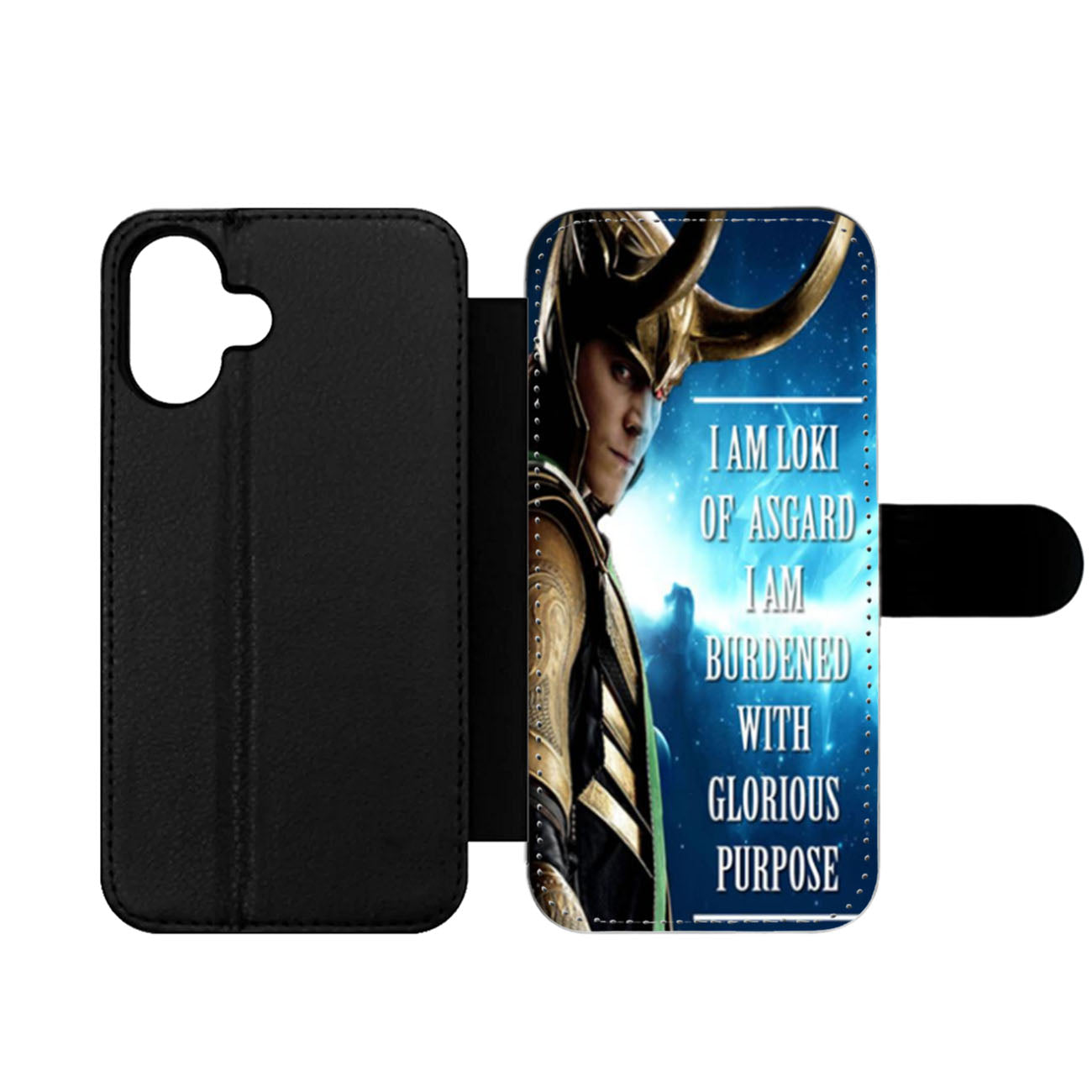 I Am Loki of Asgard Thor Wallet iPhone Case