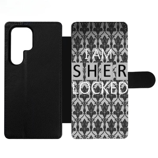 I Am Sherlocked Wallet Samsung Case