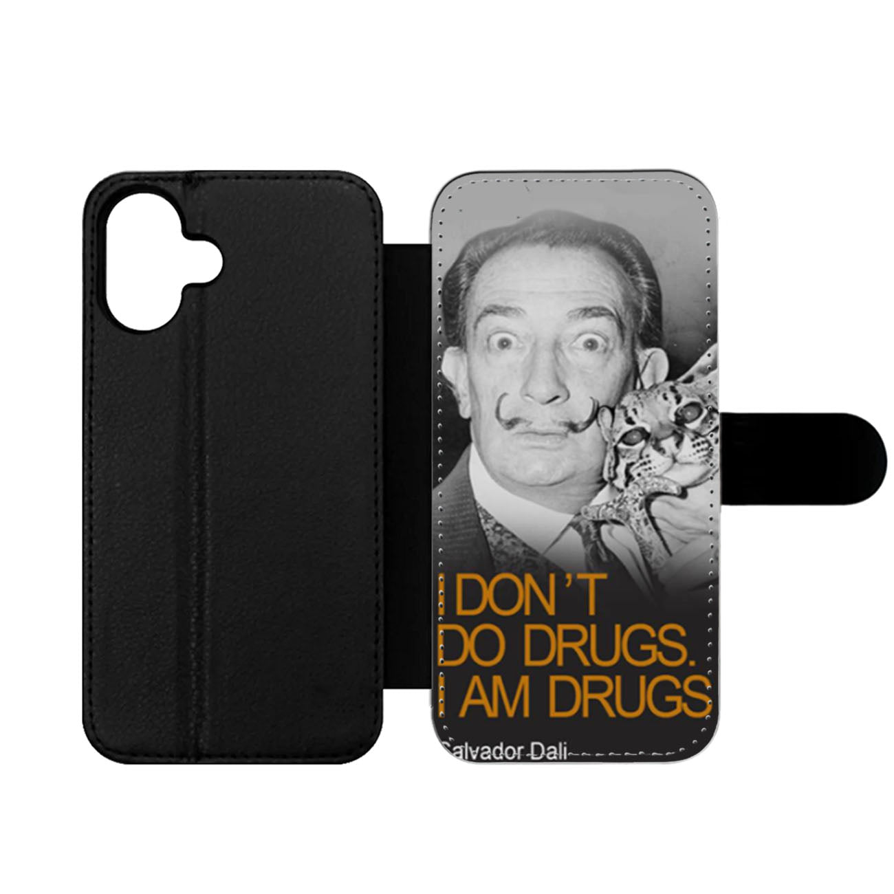 I Dont Do Drugs I Am Drugs Salvador Dali Wallet iPhone Case