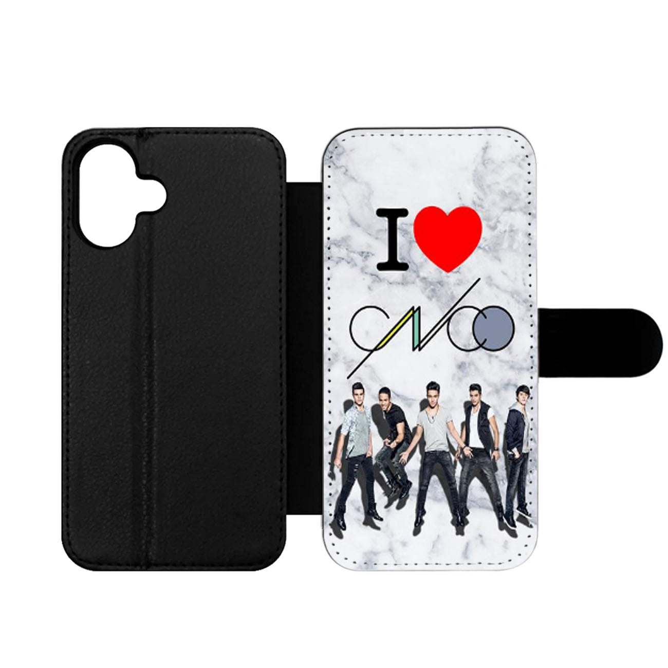 I LOVE CNCO MARBLE Wallet iPhone Case