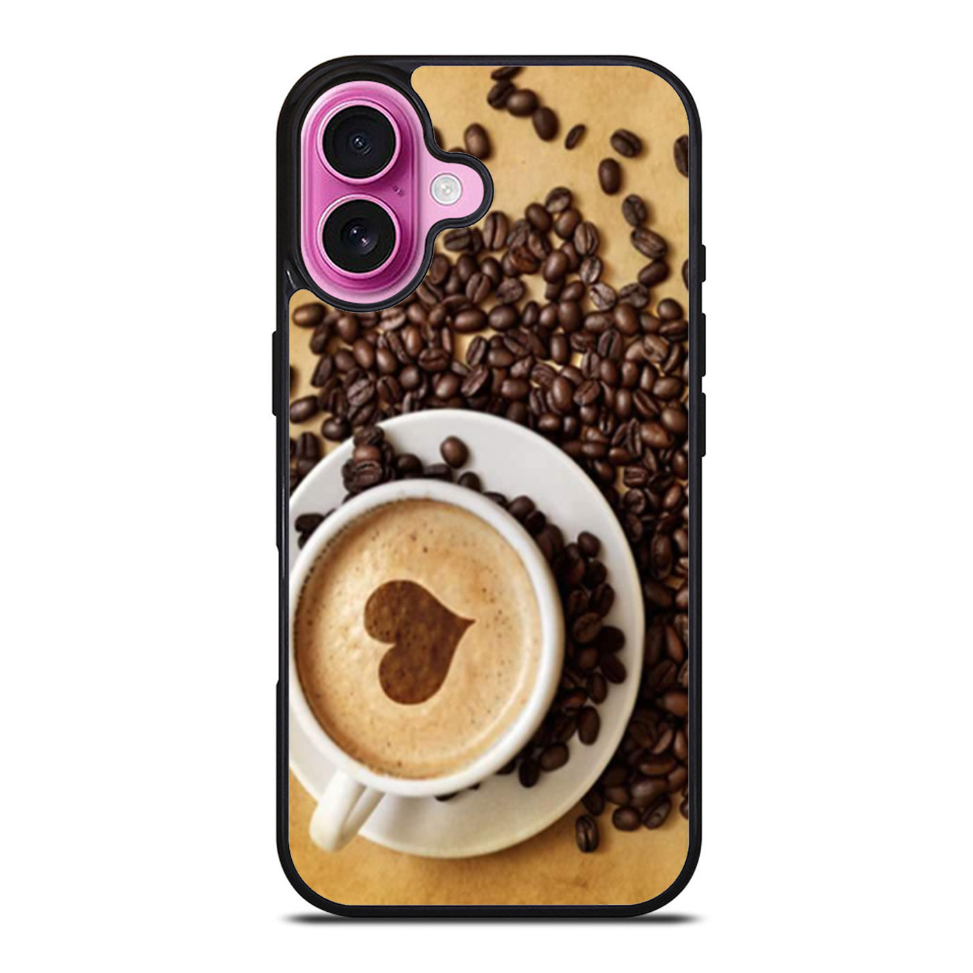 I Love Coffee Latter Art iPhone Case Cover
