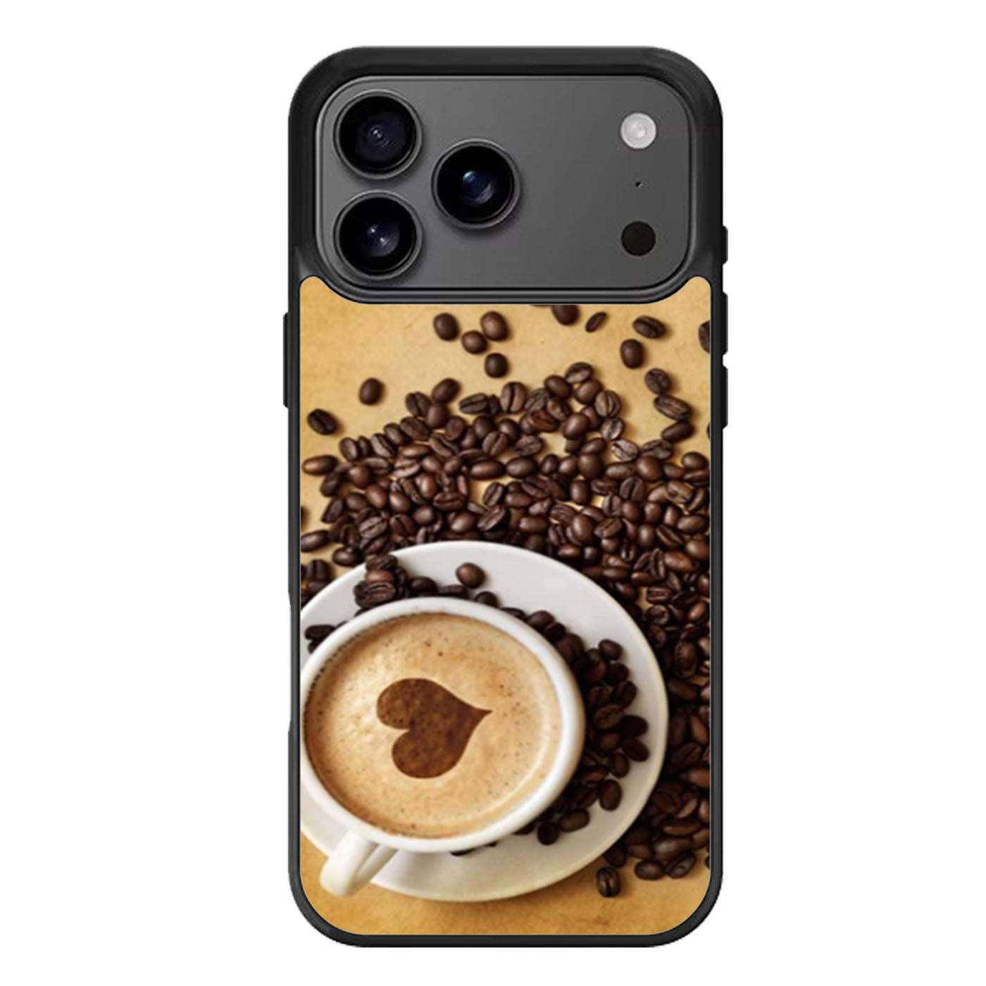 I Love Coffee Latter Art iPhone 17 Pro Max Case
