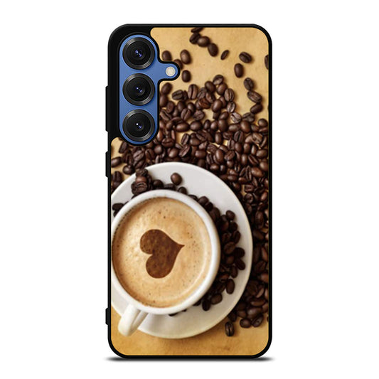 I Love Coffee Latter Art Samsung S25 Ultra Case