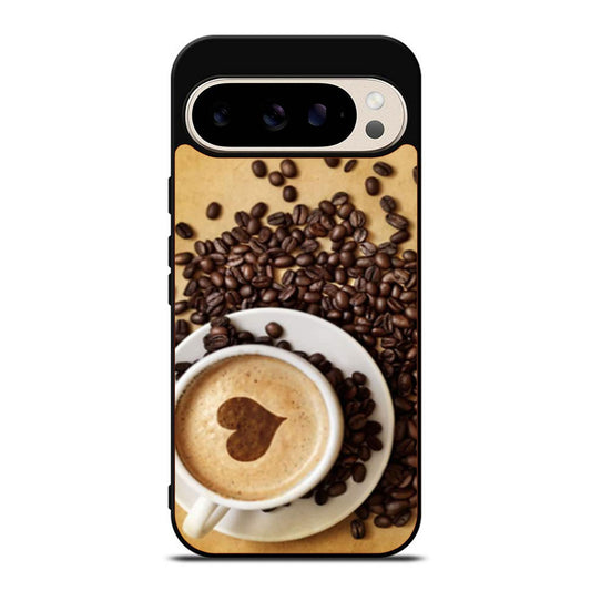 I Love Coffee Latter Art Google Pixel 9 Pro Case