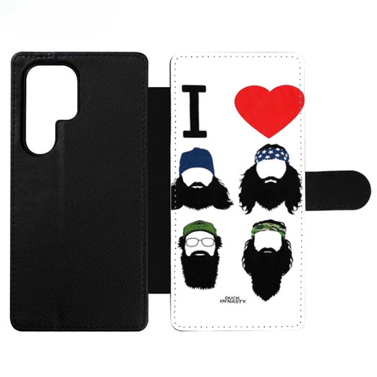 I Love Duck Dynasty Wallet Samsung Case