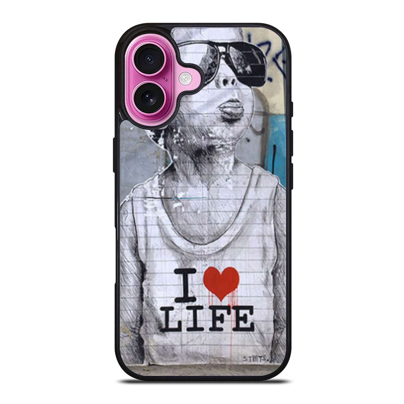 I Love Life Graffiti iPhone Case Cover