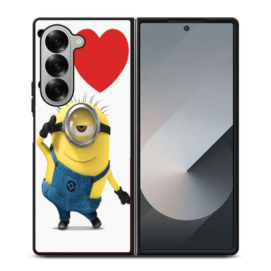 I Love Minions Samsung Z Fold 6 Case