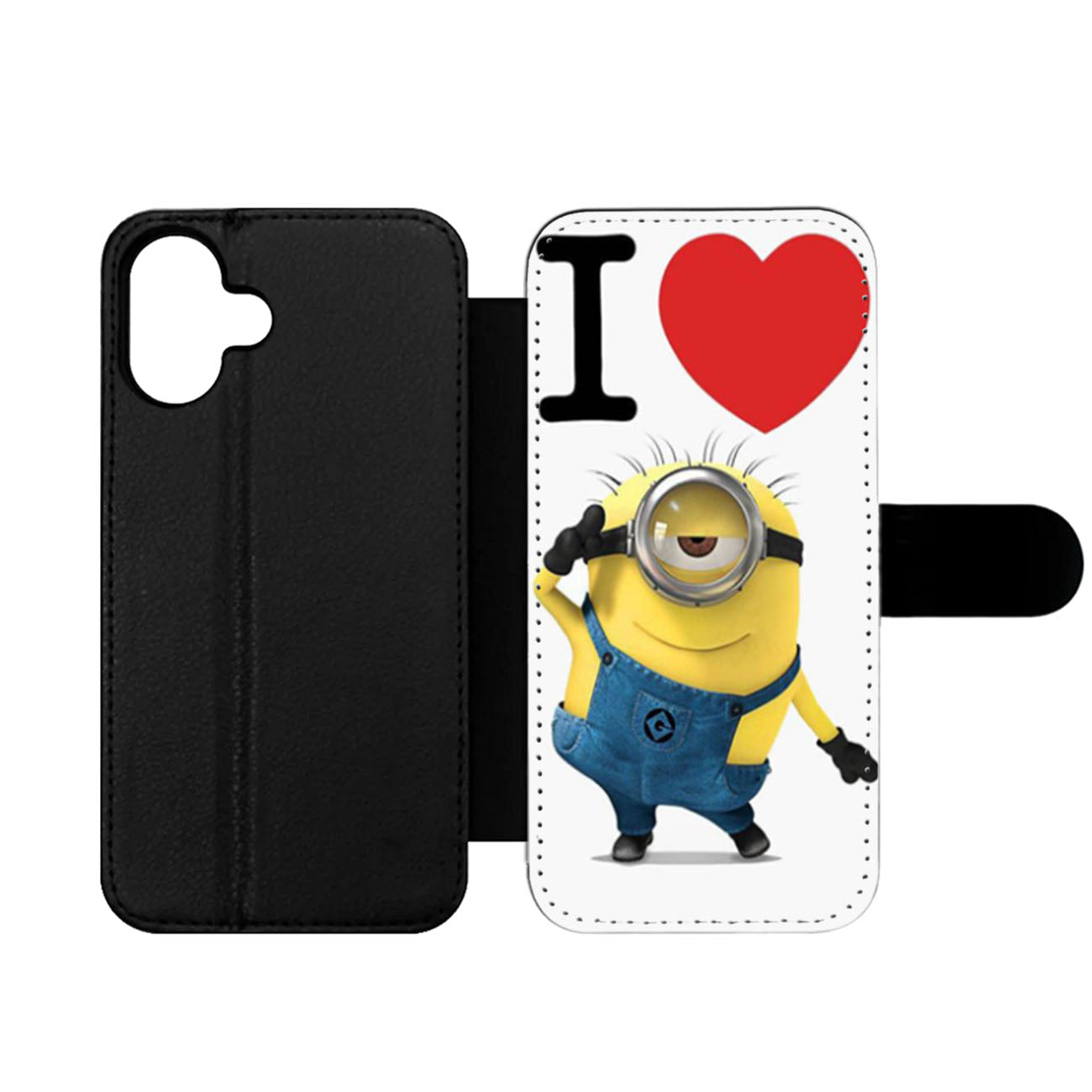 I Love Minions Wallet iPhone Case