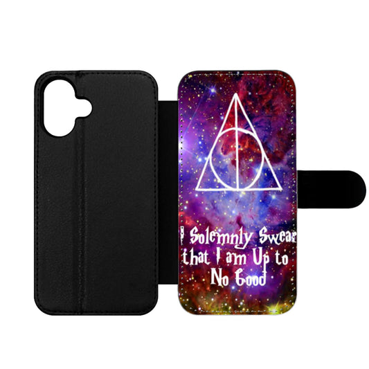 I Solemnly Swear That I Am Harry Potter Galaxy Wallet iPhone Case