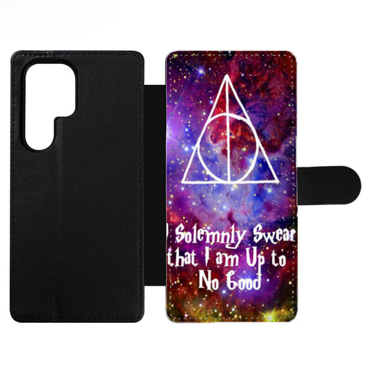 I Solemnly Swear That I Am Harry Potter Galaxy Wallet Samsung Case