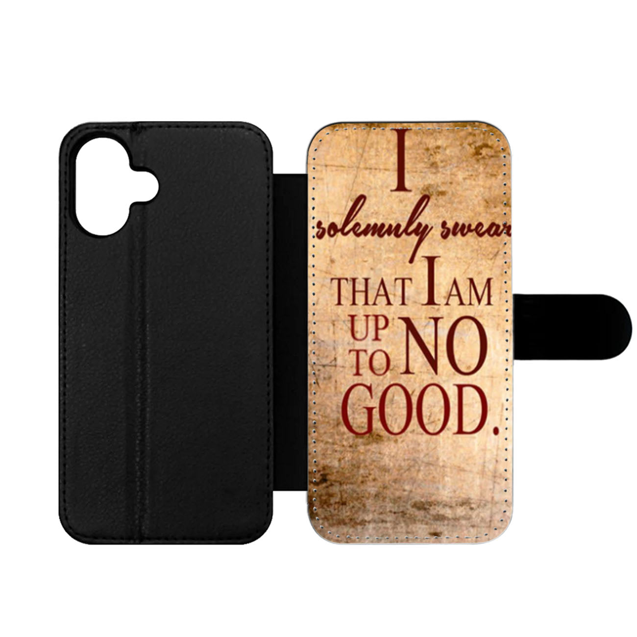 I Solemnly Swear That I Am Up To No Good Wallet iPhone Case