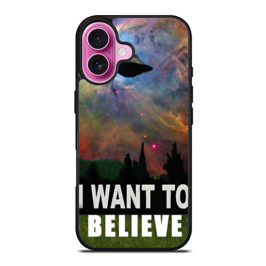 I Want To Believe XFile Movie Nebula Space iPhone Case Cover
