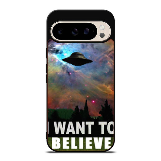 I Want To Believe X File Movie Nebula Space Google Pixel 9 Pro Case