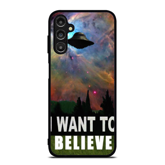 I Want To Believe X File Movie Nebula Space Samsung A16 Case