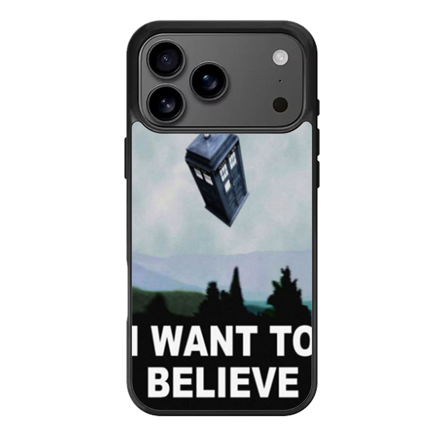 I Want to Believe Tardis Box iPhone 17 Pro Max Case